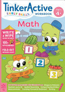 TinkerActive Early Skills Math Workbook Ages 4+